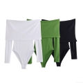 Women's Sexy Off Shoulder Long Sleeve Bodysuit Slim Fit Solid Color Milk Silk Leotard Top For Party Clubwear Casual Streetwear Autumn Women's Sexy Off Shoulder Long Sleeve Bodysuit Slim Fit Solid Color Milk Silk Leotard Top For Party Clubwear Casual Streetwear Autumn