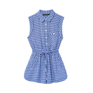 Women Gingham Check Sleeveless Romper Lapel Neck Single Breasted Jumpsuit With Drawstring Waist Summer Casual Shorts Playsuit Outfits Women Gingham Check Sleeveless Romper Lapel Neck Single Breasted Jumpsuit With Drawstring Waist Summer Casual Shorts Playsuit Outfits