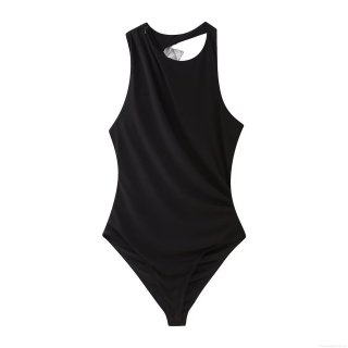 Women's Sexy Long Sleeve Bodysuit Polyester Alloy Rhinestone Bowknot Decor Hollow Out Leotard Slim Fit Fashion Party Jumpsuit Tops Women's Sexy Long Sleeve Bodysuit Polyester Alloy Rhinestone Bowknot Decor Hollow Out Leotard Slim Fit Fashion Party Jumpsuit Tops