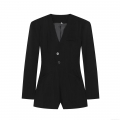 Women's Elegant Blazer Romper Cotton Blend Double Breasted Long Sleeve V-Neck Jumpsuit Short Pants Slim Fit Playsuit For Party Office Lady Fashion Women's Elegant Blazer Romper Cotton Blend Double Breasted Long Sleeve V-Neck Jumpsuit Short Pants Slim Fit Playsuit For Party Office Lady Fashion