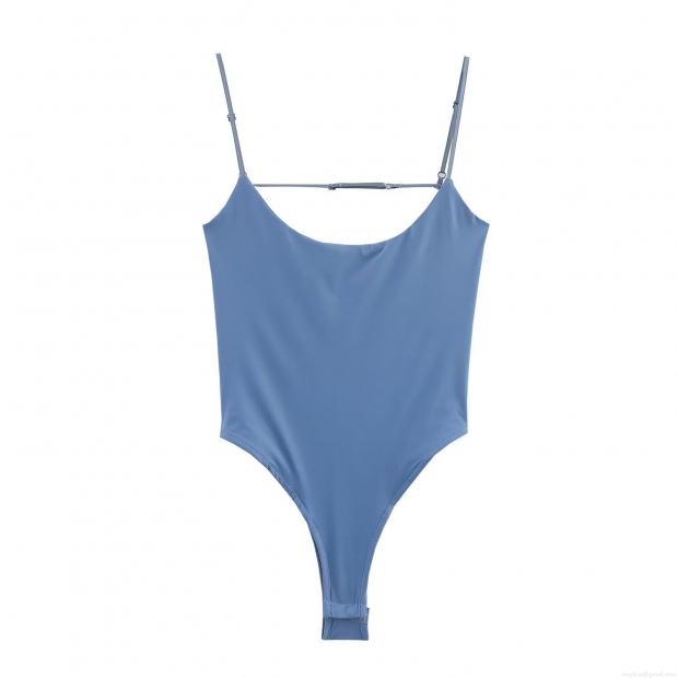 Women Sexy Slim Fit Stretch Strap Bodysuit U-Neck Backless High Cut Thong Jumpsuit Solid Color Polyester Cotton Blend Clubwear Party Summer Top Women Sexy Slim Fit Stretch Strap Bodysuit U-Neck Backless High Cut Thong Jumpsuit Solid Color Polyester Cotton Blend Clubwear Party Summer Top