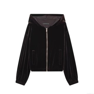 Women's Fashion Velvet Hooded Jacket And Wide Leg Pants Two Piece Set Casual Zip Up Tracksuit Loungewear For Autumn Winter Streetwear Women's Fashion Velvet Hooded Jacket And Wide Leg Pants Two Piece Set Casual Zip Up Tracksuit Loungewear For Autumn Winter Streetwear