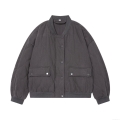 Women's Loose Quilted Puffer Jacket Polyester Wave Pattern Padded Baseball Jacket Double Pockets Winter Warm Outerwear Streetwear Casual Coat Women's Loose Quilted Puffer Jacket Polyester Wave Pattern Padded Baseball Jacket Double Pockets Winter Warm Outerwear Streetwear Casual Coat