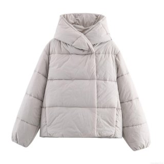 Women's Fashion Casual Hooded Padded Jacket Winter Thick Waterproof Quilted Parka Coat Loose Fit Warm Outerwear With Hidden Buttons For Ladies Daily Outdoor Wear Women's Fashion Casual Hooded Padded Jacket Winter Thick Waterproof Quilted Parka Coat Loose Fit Warm Outerwear With Hidden Buttons For Ladies Daily Outdoor Wear