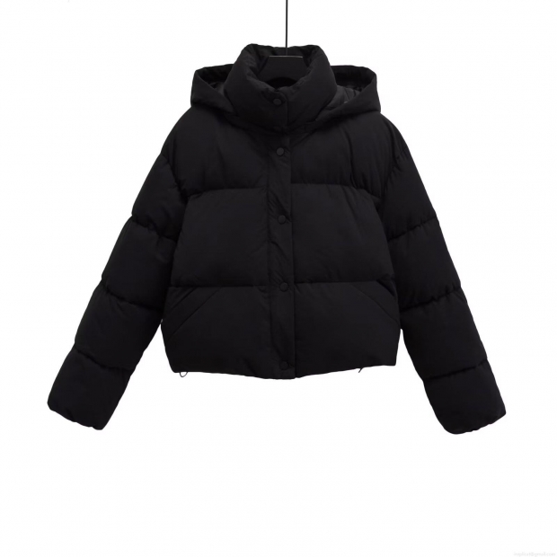 Women's Short Hooded Puffer Jacket Thickened Winter Cotton-Padded Coat Solid Color Windproof Warm Outerwear For Women Daily Commute Casual Style Women's Short Hooded Puffer Jacket Thickened Winter Cotton-Padded Coat Solid Color Windproof Warm Outerwear For Women Daily Commute Casual Style