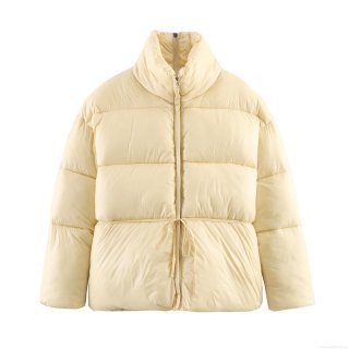 Women's Puffer Jacket White Duck Down Filled Warm Stand Collar Drawstring Waist Padded Coat Winter Casual Streetwear Ladies Windproof Outerwear Women's Puffer Jacket White Duck Down Filled Warm Stand Collar Drawstring Waist Padded Coat Winter Casual Streetwear Ladies Windproof Outerwear