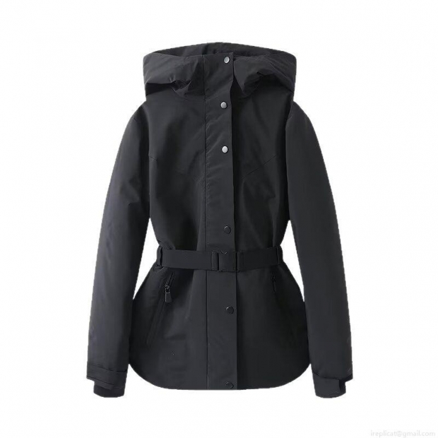 Women's Hooded Padded Jacket With Belt Polyester Shell Silk-like Cotton Filling Slim Fit Warm Windproof Winter Coat For Outdoor Ski Casual Wear Women's Hooded Padded Jacket With Belt Polyester Shell Silk-like Cotton Filling Slim Fit Warm Windproof Winter Coat For Outdoor Ski Casual Wear