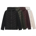 Women Winter Hooded Cotton Padded Jacket Warm Quilted Patchwork Long Sleeve Zip Up Coat European Streetwear Loose Outerwear For Ladies Women Winter Hooded Cotton Padded Jacket Warm Quilted Patchwork Long Sleeve Zip Up Coat European Streetwear Loose Outerwear For Ladies