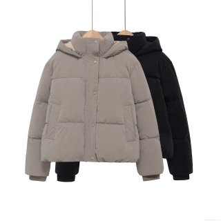 Women's Hooded Padded Jacket Warm Thick Windproof Puffer Outerwear Loose Fit Casual Winter Coat Women's Hooded Padded Jacket Warm Thick Windproof Puffer Outerwear Loose Fit Casual Winter Coat