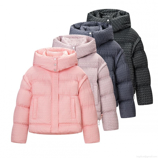 Women's Geometric Print Puffer Jacket Hooded Short Padded Coat Cotton Polyester Thickened Warm Winter Outerwear Casual Streetwear Jacket For Ladies Women's Geometric Print Puffer Jacket Hooded Short Padded Coat Cotton Polyester Thickened Warm Winter Outerwear Casual Streetwear Jacket For Ladies