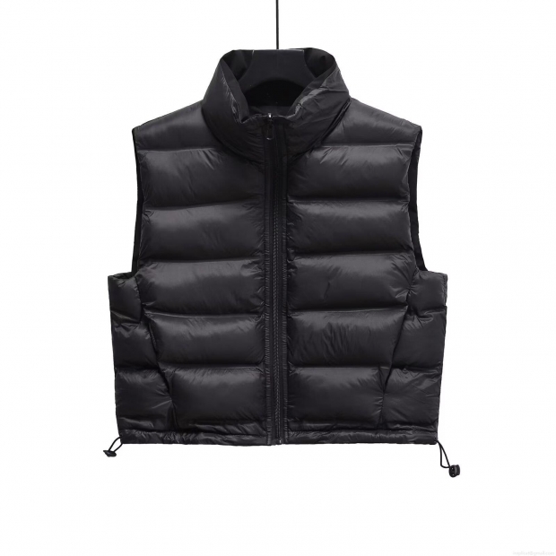 Women's Puffer Vest Polyester Stand Collar Double-Sided Wear Casual Outerwear Gilet For Autumn Winter Women Quilted Padded Waistcoat Women's Puffer Vest Polyester Stand Collar Double-Sided Wear Casual Outerwear Gilet For Autumn Winter Women Quilted Padded Waistcoat