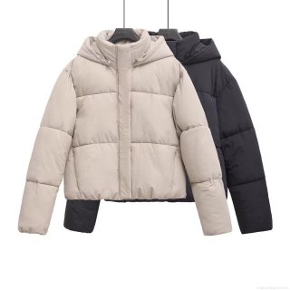 Women's Thickened Windproof Puffer Jacket Hooded Warm Short Cotton Padded Coat For Winter Outdoor Daily Casual Outerwear Women's Thickened Windproof Puffer Jacket Hooded Warm Short Cotton Padded Coat For Winter Outdoor Daily Casual Outerwear