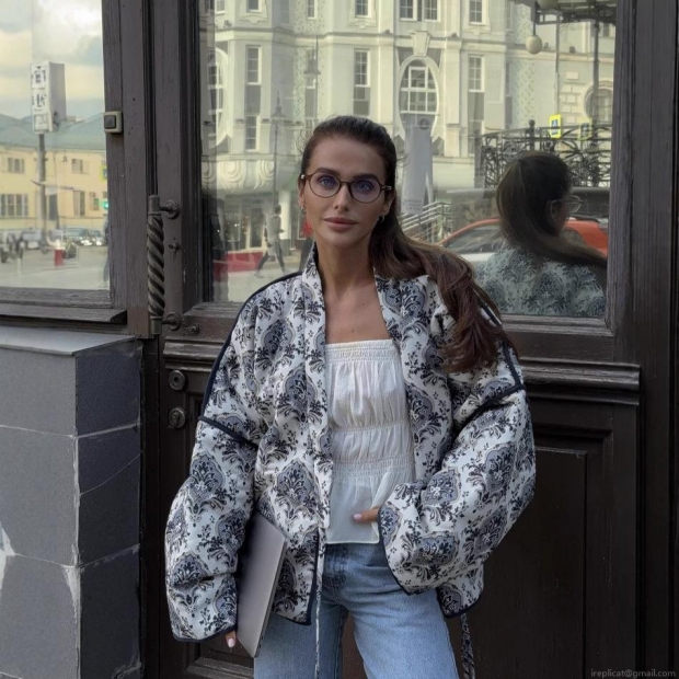 Women's Vintage Paisley Print Quilted Jacket Retro Boho Lace-up Long Sleeve Padded Cotton Coat Autumn Winter Warm Outerwear For Women Women's Vintage Paisley Print Quilted Jacket Retro Boho Lace-up Long Sleeve Padded Cotton Coat Autumn Winter Warm Outerwear For Women