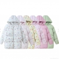 Women's Fashion Ethnic Floral Hooded Puffer Jacket Casual Mid-Length Polyester Cotton Quilted Coat Long Sleeve Warm Winter Outerwear With Pockets For Women
