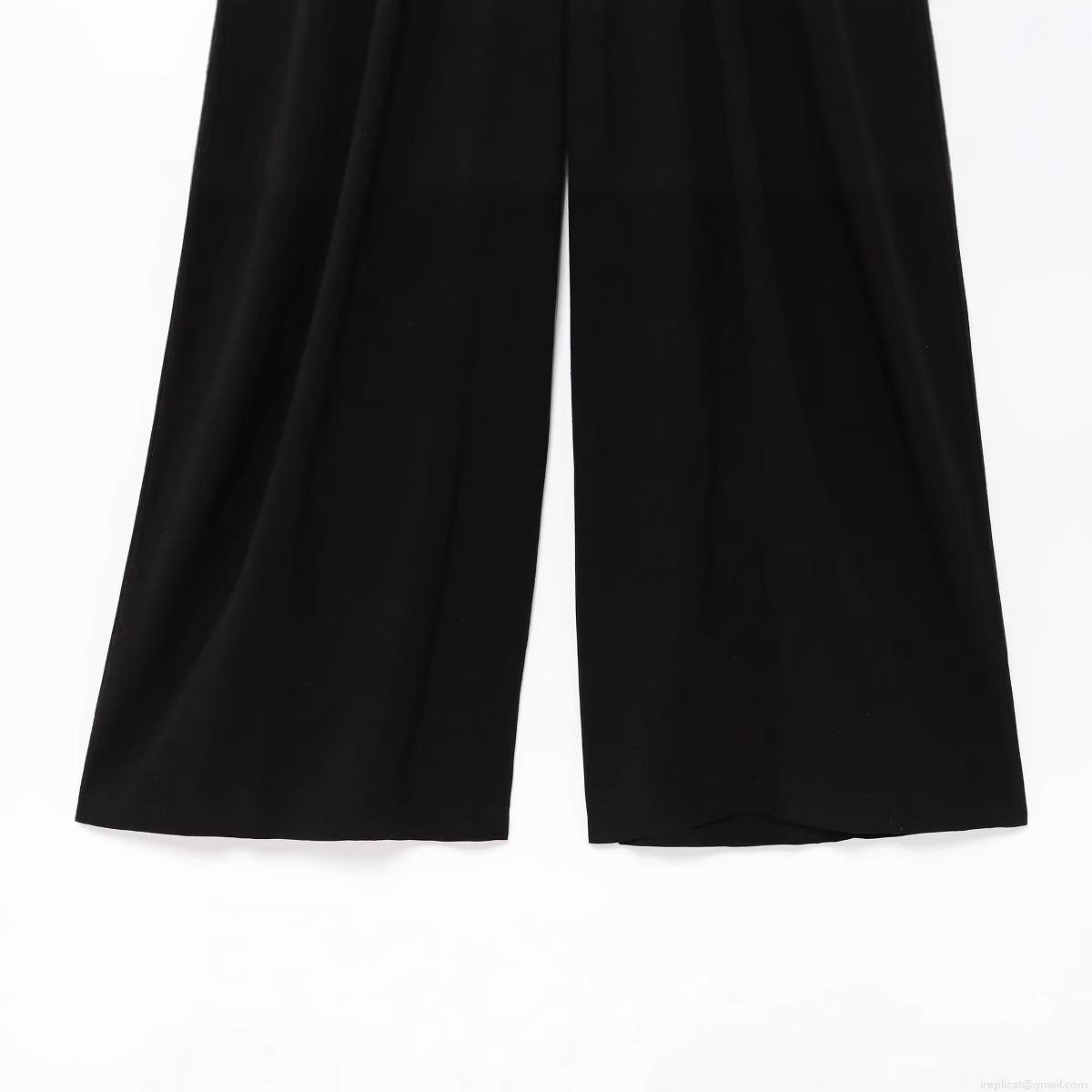Women's Halter V Neck Jumpsuit Cotton Linen Sleeveless Wide Leg Pants Romper With Bow Tie Waist Elegant One Piece Long Playsuit For Party Summer Evening Clubwear