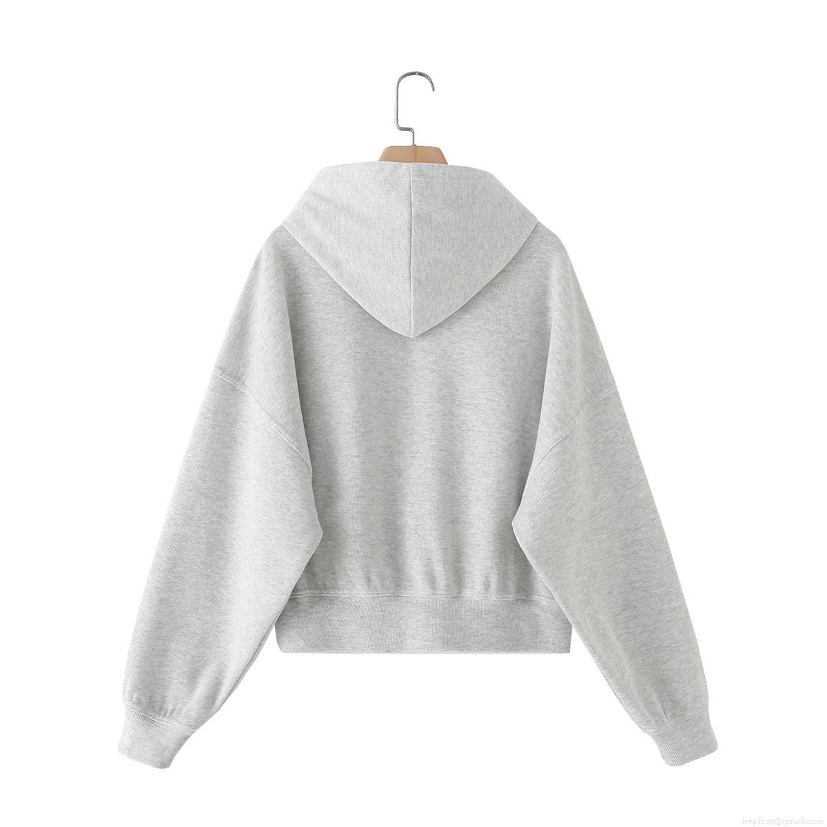 Women's Casual Hoodie and Jogger Set Heather Grey Polyester Spandex Solid Color Long Sleeve Hooded Sweatshirt Drawstring Sweatpants For Running Sports Loungewear