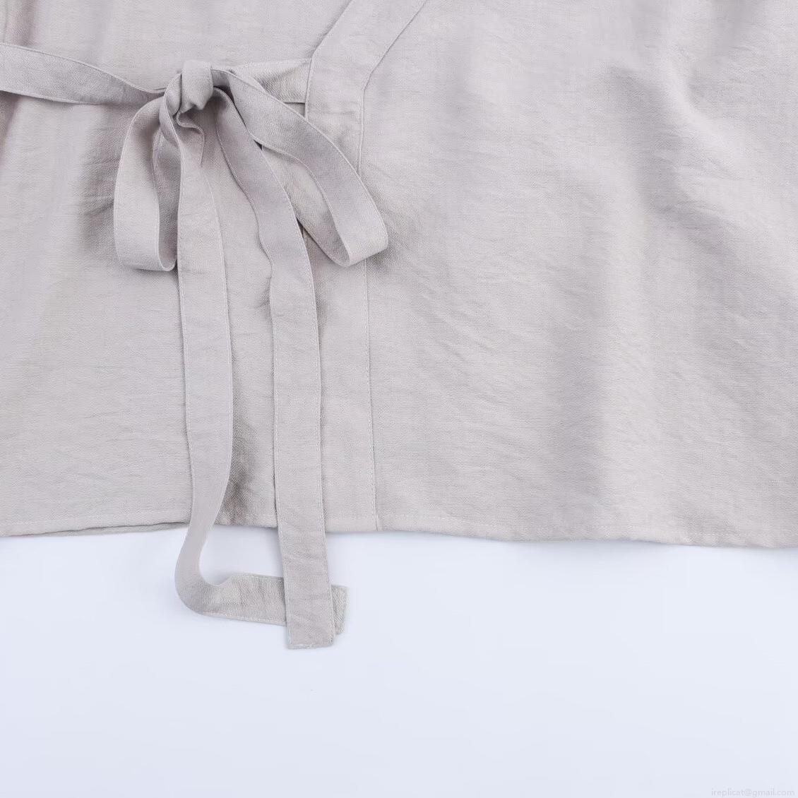 Women's Casual Loungewear Set Fashion Bow Tie Wrap V-Neck Long Sleeve Top And Elastic Waist Long Pants Two Piece Solid Color Comfortable Home Wear Outwear