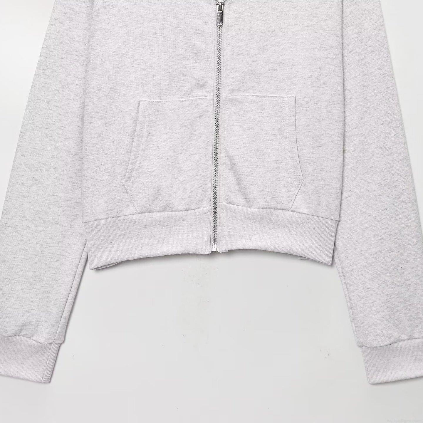 Women's 2-Piece Leisure Sweatset Cotton Blend Long Sleeve Zip Up Cropped Hoodie And High Waisted Flare Sweatpants Casual Lounge Tracksuit For Women