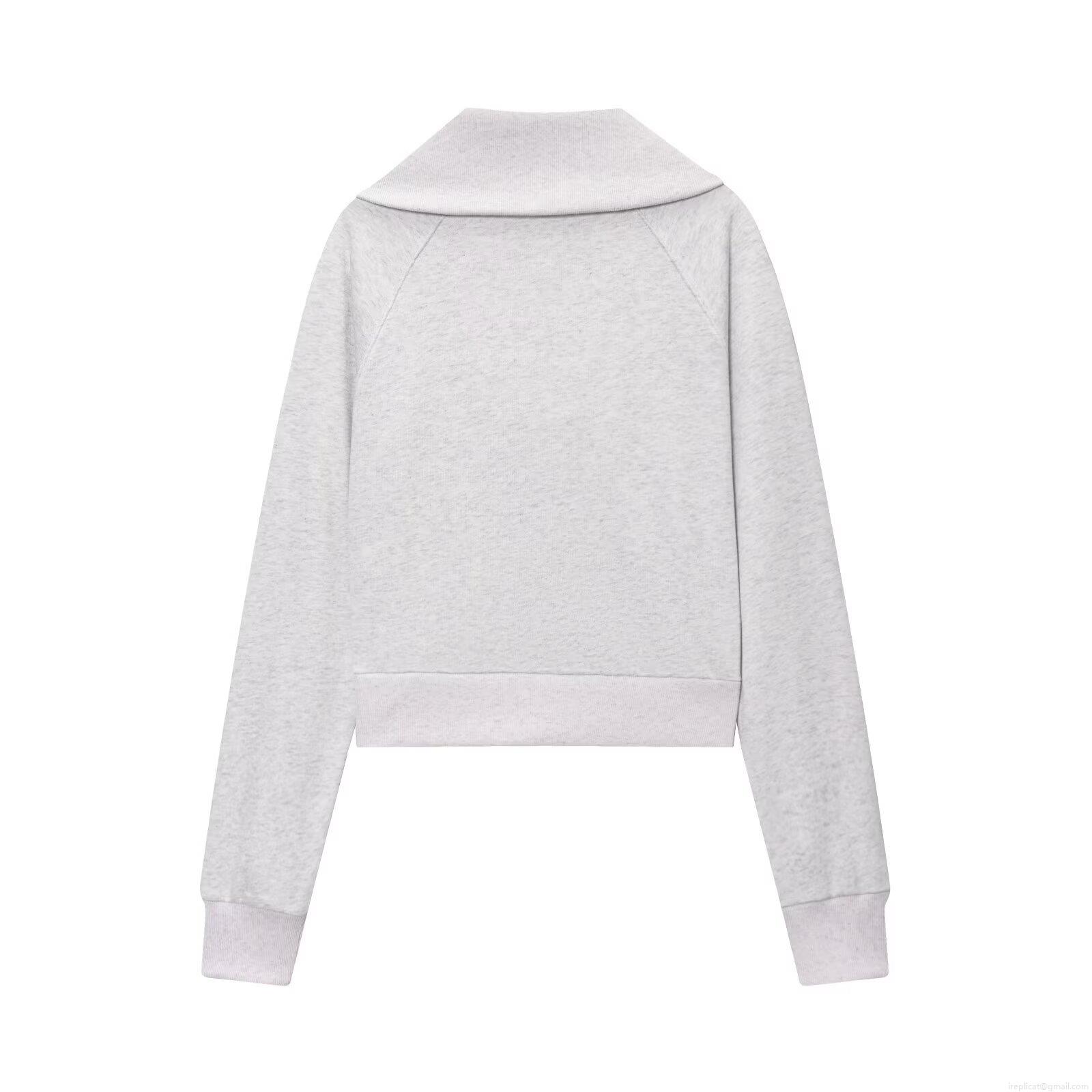 Women's 2-Piece Leisure Sweatset Cotton Blend Long Sleeve Zip Up Cropped Hoodie And High Waisted Flare Sweatpants Casual Lounge Tracksuit For Women