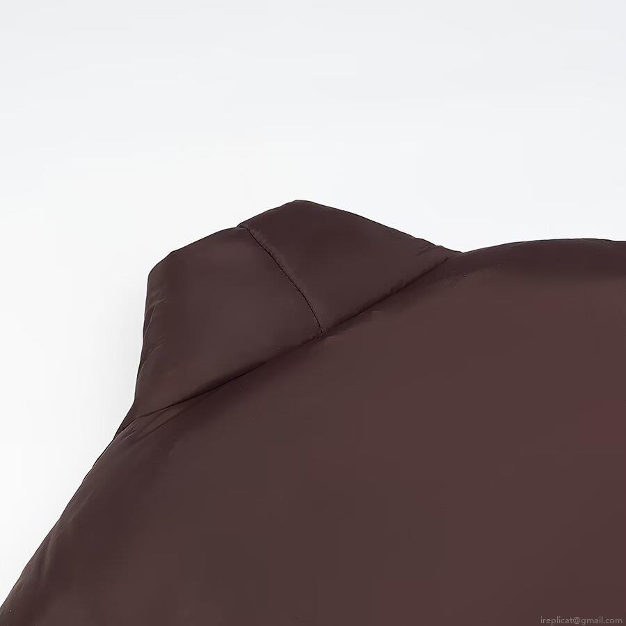 Women's Loose Fit V-Neck Puffer Jacket Solid Color Belted Warm Winter Coat Casual Mid-Length Polyester Quilted Outerwear With Large Pockets Deep Brown