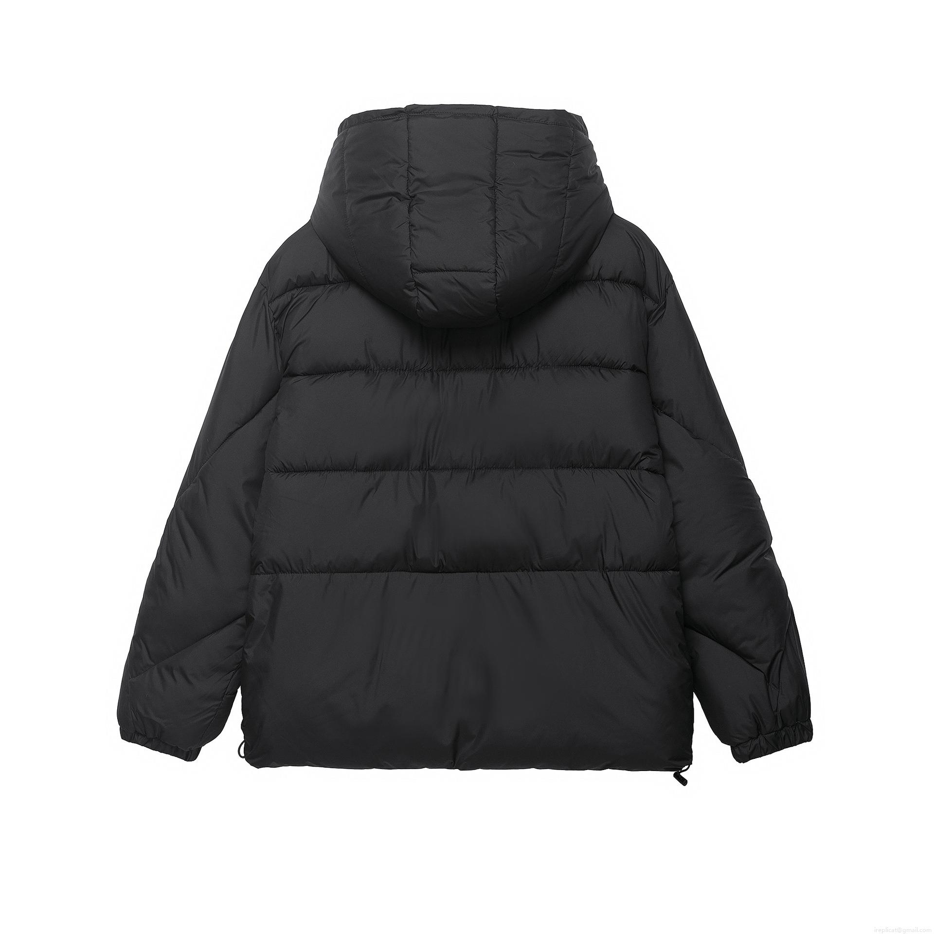 Women's Fashion Loose Hooded Padded Jacket Winter Warm Windproof 100% Polyester Thick Outerwear With Zipper Pockets Casual Streetwear Coat For Women