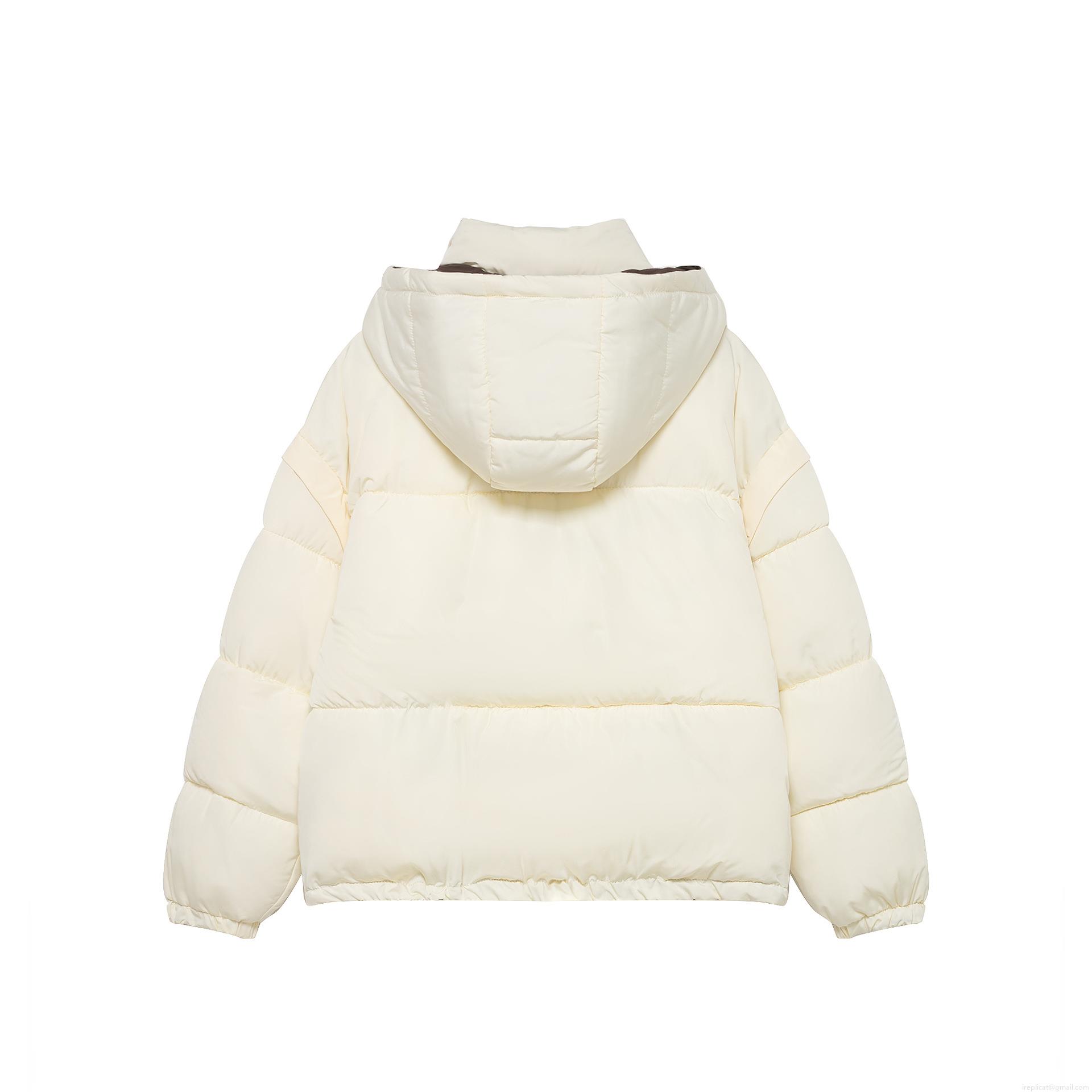 Women's Winter Oversized Puffer Jacket With Detachable Hood Contrast Color Lining Warm Cotton Padded Quilted Coat Fashion Streetwear Outerwear For Women