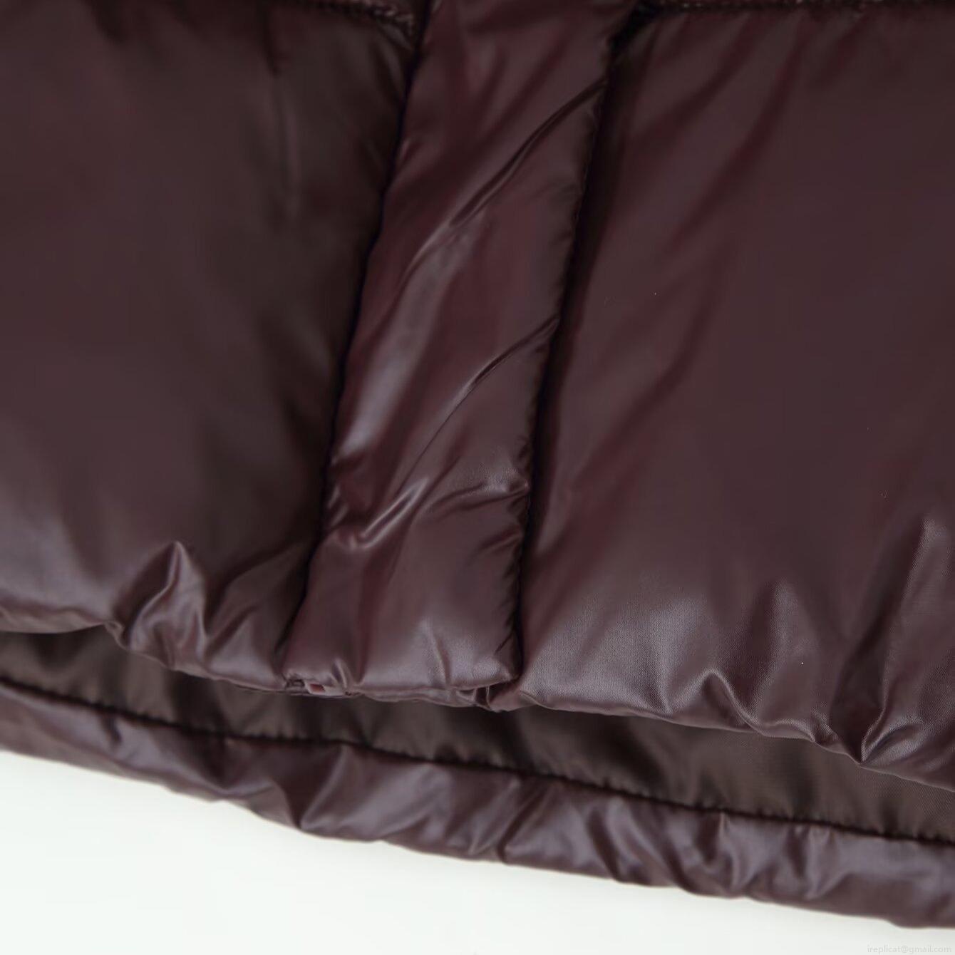 Women's Shiny Puffer Coat Winter Warm Quilted Hooded Jacket Loose Fit Dark Brown Padded Parka Outwear For Daily Casual Wear Windproof Thick Coat