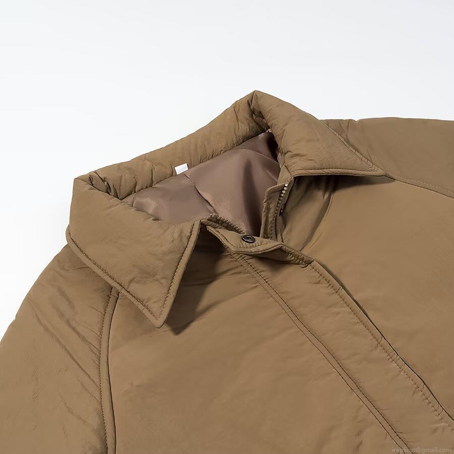 Women's Winter Long Padded Coat Warm Quilted Parka Jacket Turn-down Collar Casual Solid Color Outerwear With Pockets Loose Fit Overcoat For Ladies