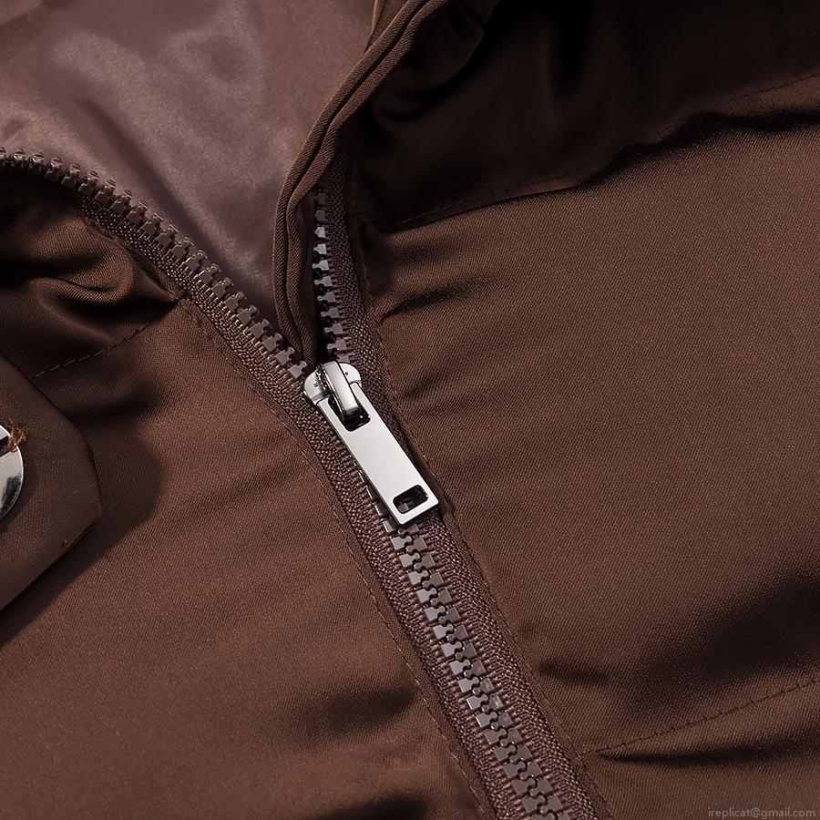 Women's Hooded Puffer Jacket Short Quilted Padded Coat Warm Windproof Winter Outwear Coffee Brown Full Zip Fashion Streetwear Casual Puffer Jacket