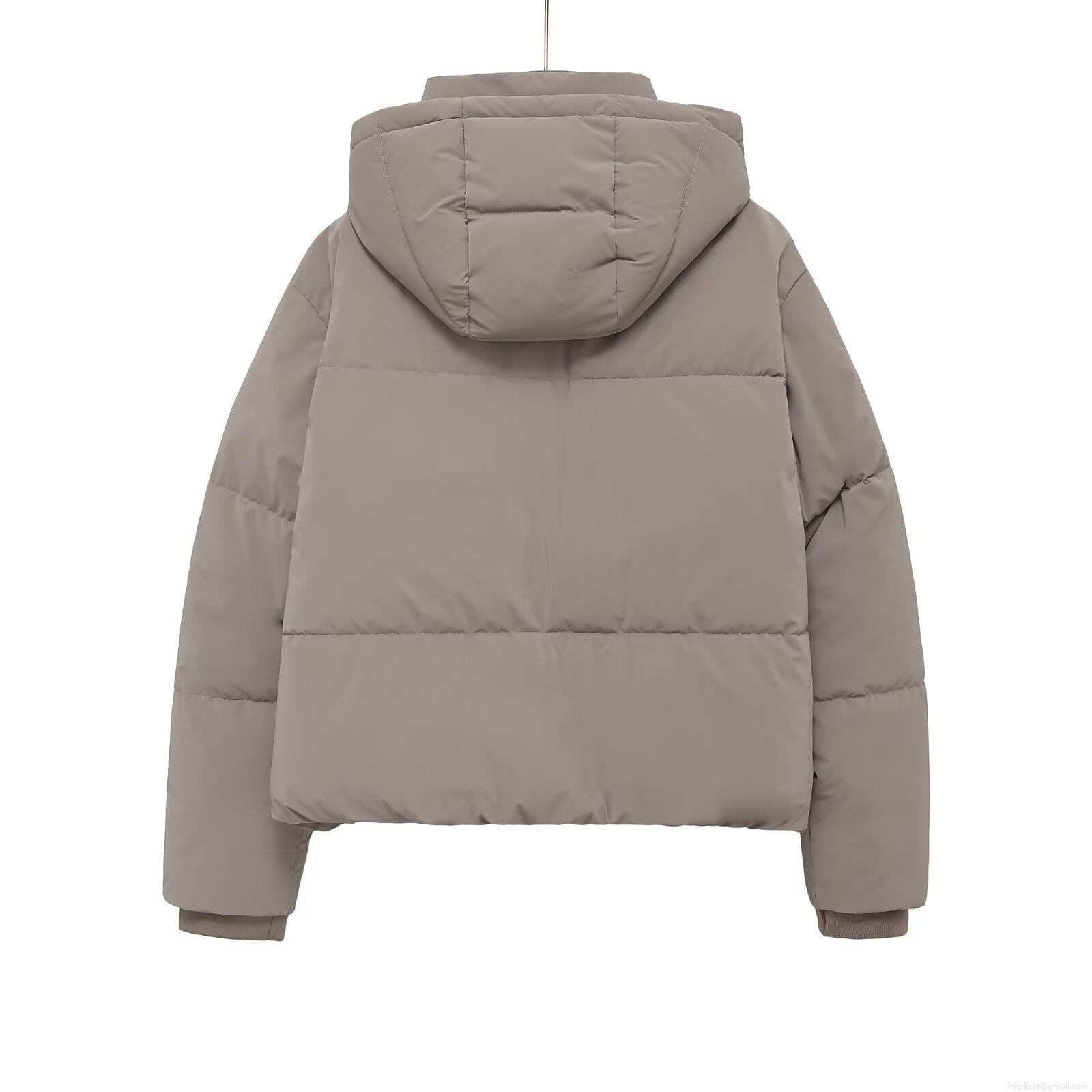 Women's Hooded Padded Jacket Warm Thick Windproof Puffer Outerwear Loose Fit Casual Winter Coat