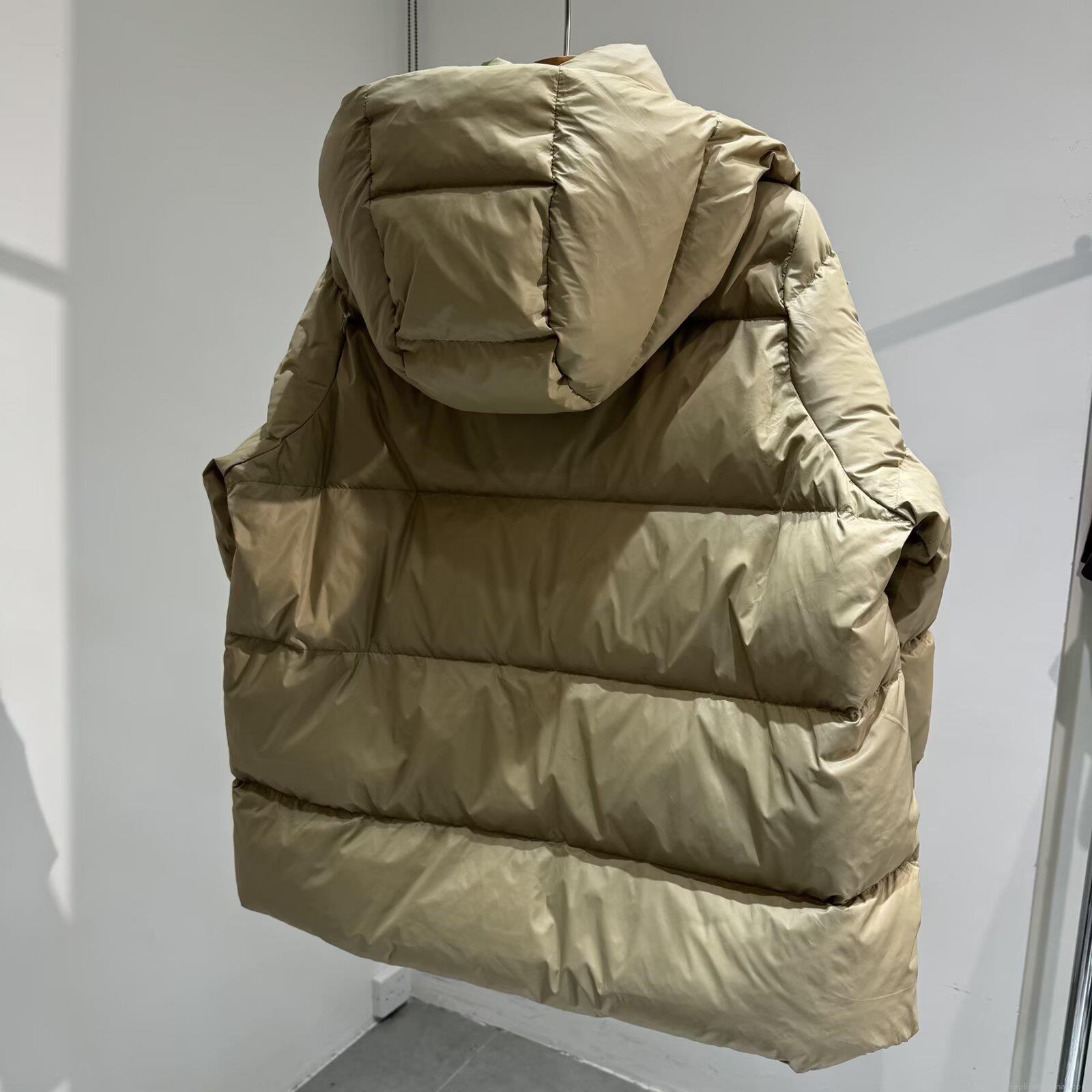Women's Winter Hooded Cotton-Padded Jacket Casual Loose Mid-Length Quilted Puffer Coat Warm Polyester Padded Outerwear For Women Daily Winter