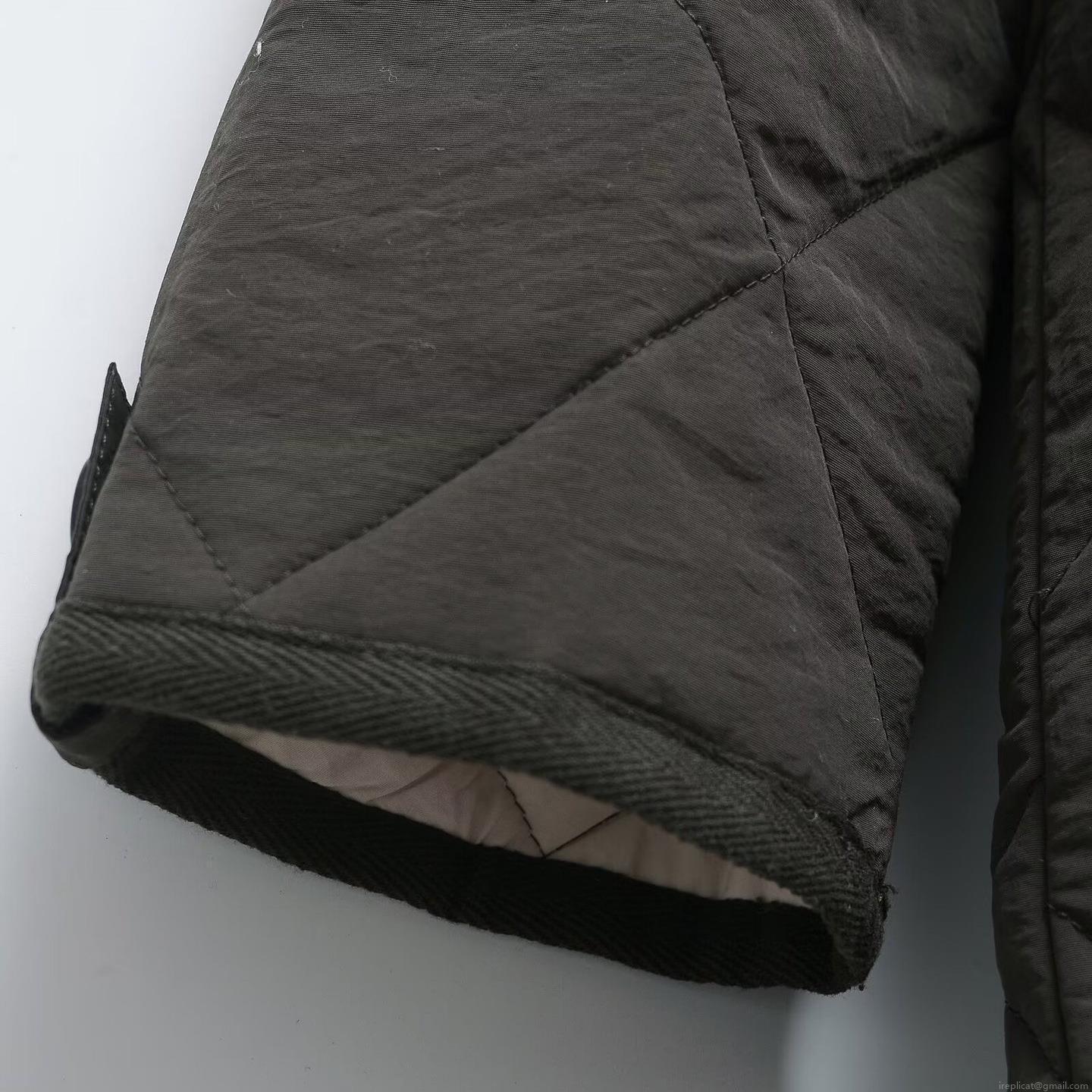 Women's Long Hooded Diamond Quilted Coat Winter Warm Loose Single Breasted Padded Puffer Jacket Outerwear with Side Slits