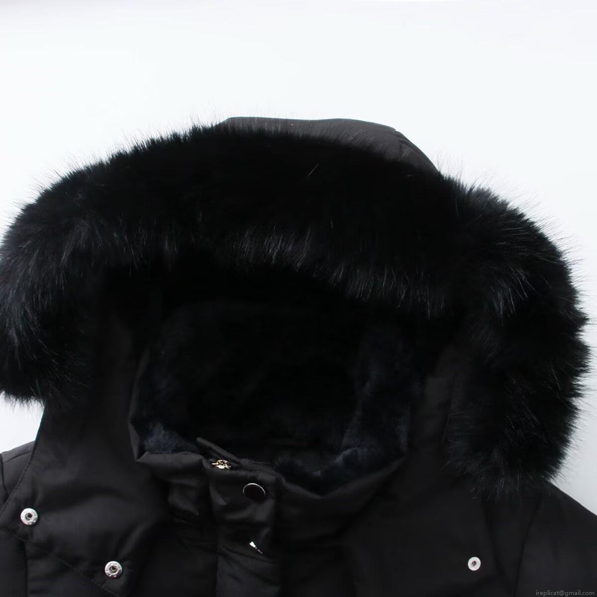 Women's Winter Parka Jacket Polyester Cotton-padded Hooded Coat With Faux Fur Collar And Waist Belt Mid-length Slim Warm Windproof Outerwear