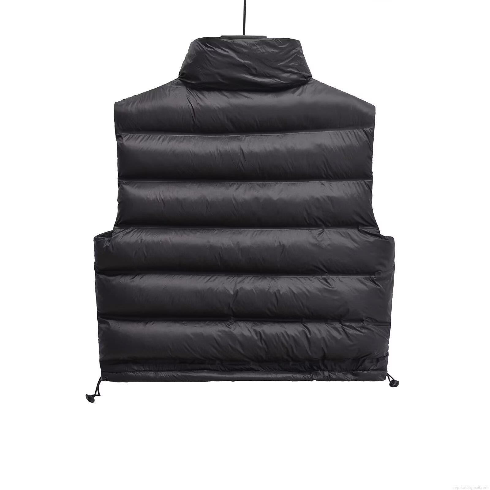 Women's Puffer Vest Polyester Stand Collar Double-Sided Wear Casual Outerwear Gilet For Autumn Winter Women Quilted Padded Waistcoat