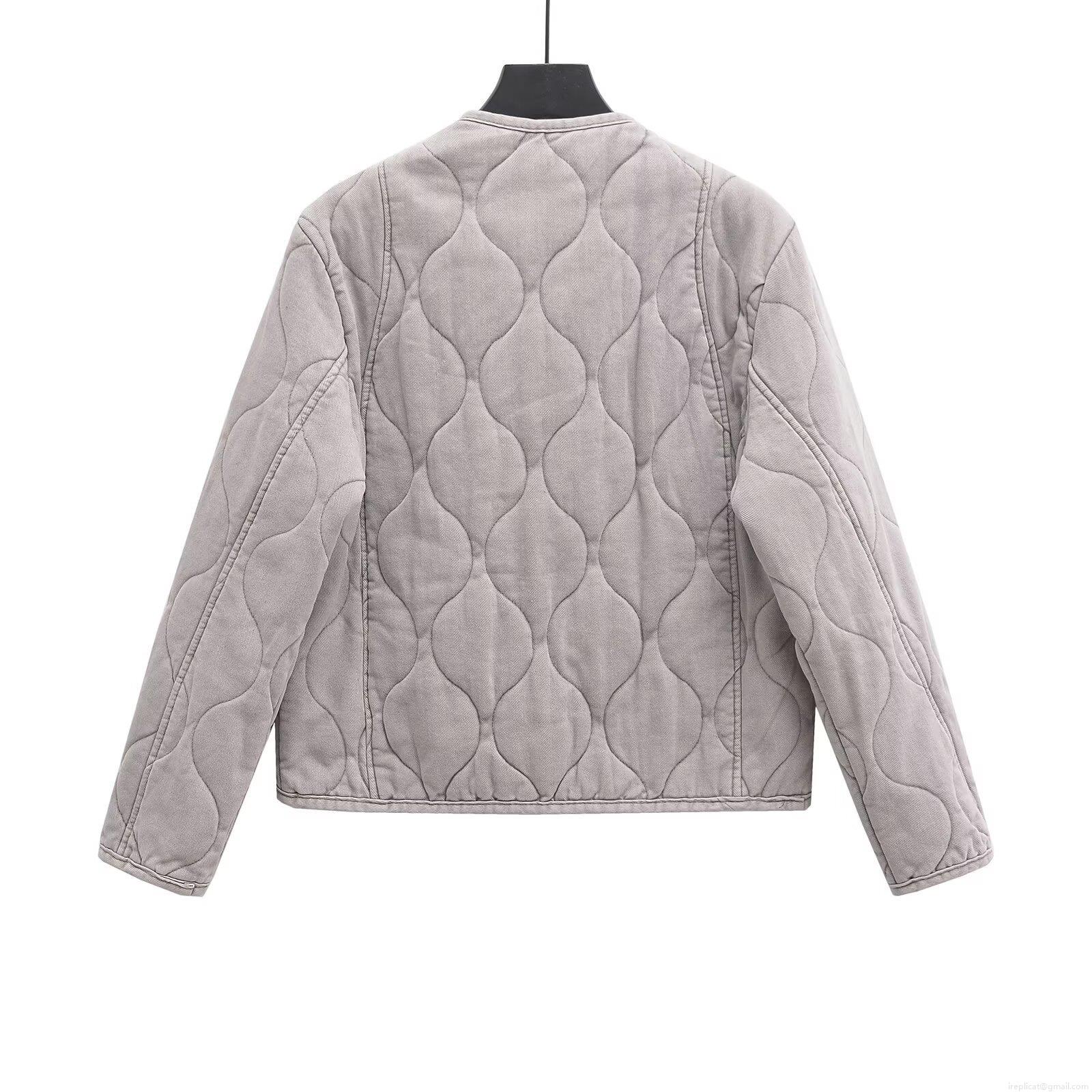 Women's Lightweight Quilted Jacket Long Sleeve Onion Quilted Padded Outerwear Cotton Polyester Blend Button Down Casual Warm Coat for Women