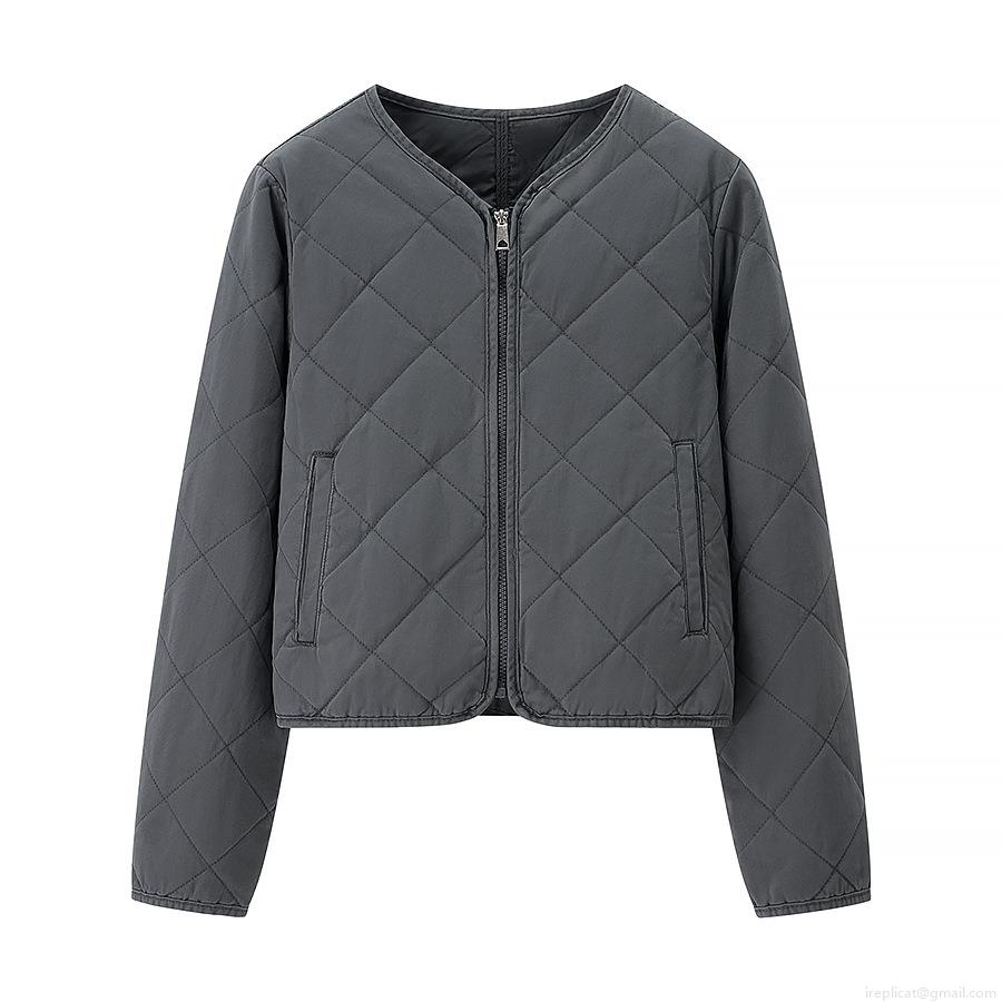 Women's Vintage Ethnic Style Rhombic Quilted Jacket Lightweight Cotton Padded Coat Retro Round Neck Zip Up Outerwear For Autumn Winter Casual Daily Wear